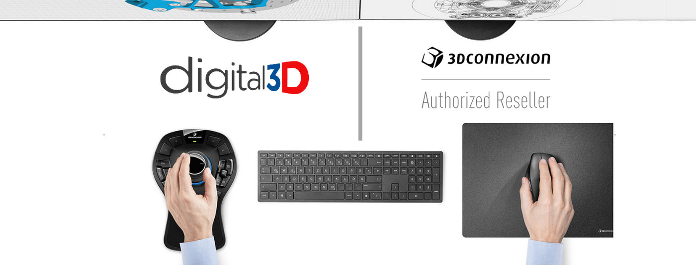 3D Connexion authorized resellers banner