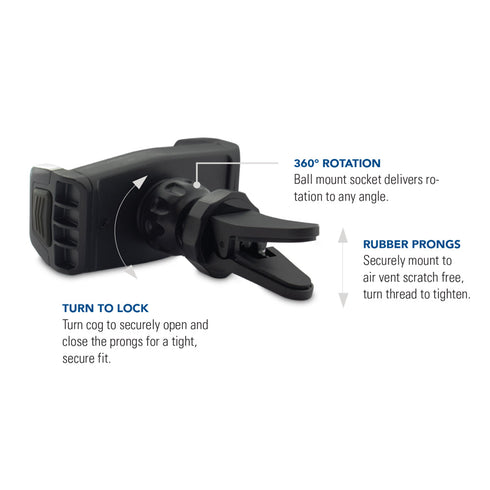 Bonelk Smartphone Holder, Vent Mount (Black)