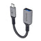 Bonelk Long-Life USB-C to USB-A Adapter (15cm) (Space Grey)
