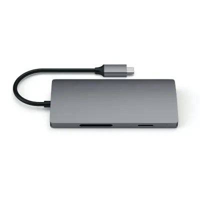 Satechi USB-C Multi-Port Adapter 4K HDMI W/ Ethernet V2 (Space Grey) - Digital3d.com.au