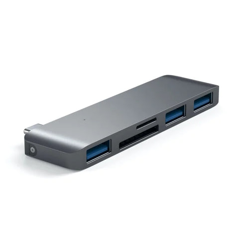 Satechi USB-C/USB 3.0 3-In-1 Combo Hub - Space Grey - Digital3d.com.au