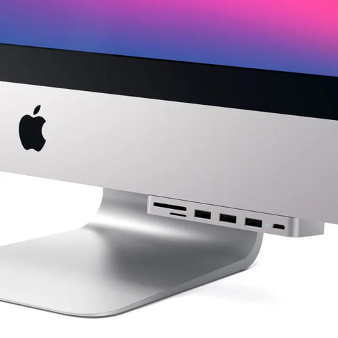 Satechi USB-C Clamp Hub Pro For IMac And IMac Pro - Silver - Digital3d.com.au