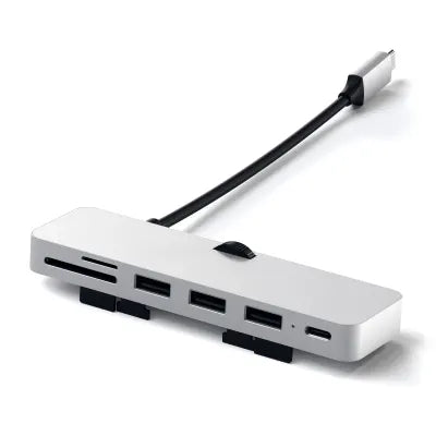 Satechi USB-C Clamp Hub Pro For IMac And IMac Pro - Silver - Digital3d.com.au