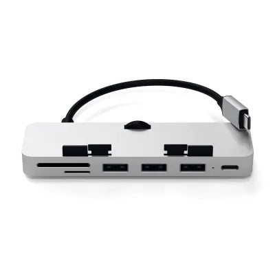 Satechi USB-C Clamp Hub Pro For IMac And IMac Pro - Silver - Digital3d.com.au