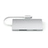 Satechi USB-C Multi-Port Adapter 4K HDMI W/ Ethernet V2 (Silver) - Digital3d.com.au