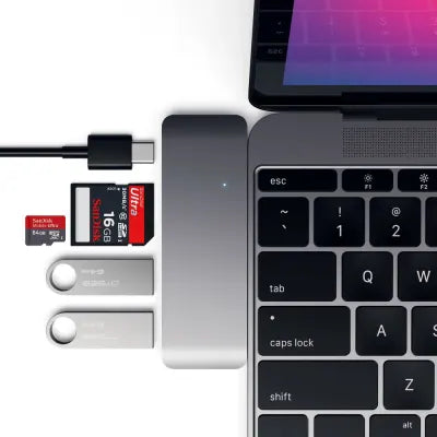 Satechi USB-C USB Pass Through Hub - Digital3d.com.au