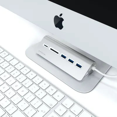Satechi USB-C Combo Hub For Desktop (Silver) - Digital3d.com.au