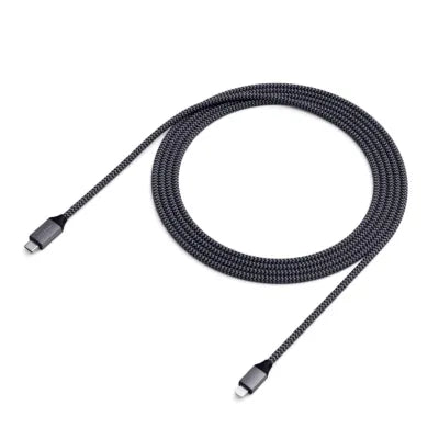 Satechi USB-C To Lightning Charging Cable 1.8 M (Space Grey) - Digital3d.com.au