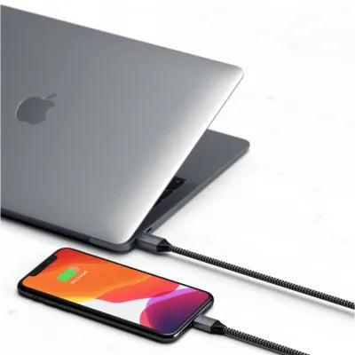 Satechi USB-C To Lightning Charging Cable 1.8 M (Space Grey) - Digital3d.com.au