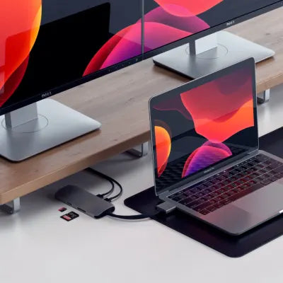 Satechi USB-C Dual Multimedia Adapter (Space Grey) - Digital3d.com.au