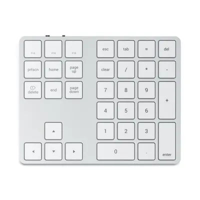Satechi Bluetooth Extended Keypad (Silver) - Digital3d.com.au