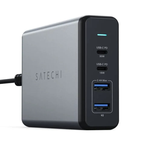 Satechi 108W Pro USB-C PD Desktop Charger (Space Grey) - Digital3d.com.au