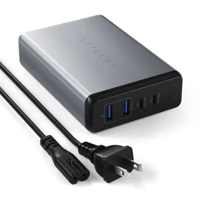 Satechi 108W Pro USB-C PD Desktop Charger (Space Grey) - Digital3d.com.au