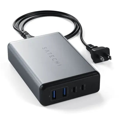Satechi 108W Pro USB-C PD Desktop Charger (Space Grey) - Digital3d.com.au