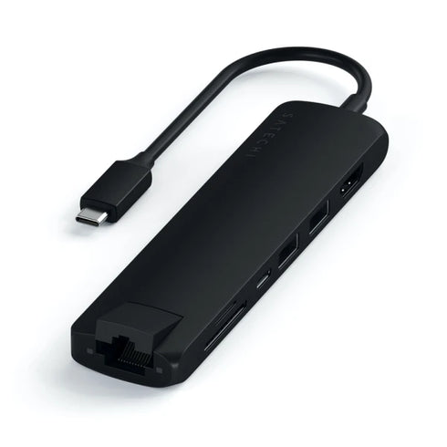 Satechi USB-C Slim Multiport With Ethernet Adapter (V3) - Digital3d.com.au