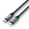 Satechi USB-C To Lightning Short Cable 25cm (Space Grey) - Digital3d.com.au