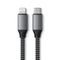 Satechi USB-C To USB-C Short Cable 25cm (Space Grey) - Digital3d.com.au