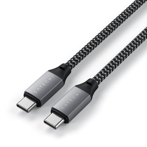 Satechi USB-C To USB-C Short Cable 25cm (Space Grey) - Digital3d.com.au