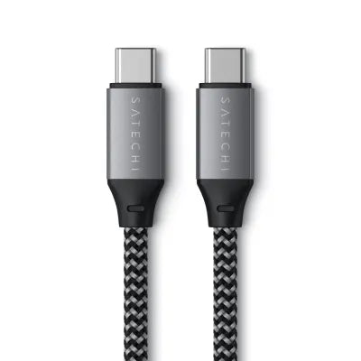 Satechi USB-C To USB-C Short Cable 25cm (Space Grey) - Digital3d.com.au