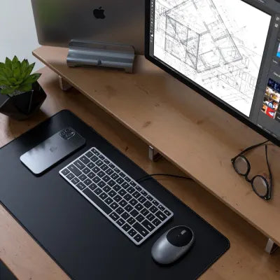 Satechi Slim W1 Wired USB-C Backlit Keyboard (Space Grey) - Digital3d.com.au