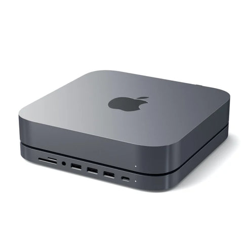 Satechi Aluminium Stand And Hub For Mac Mini/Mac Studio (Space Grey) - Digital3d.com.au