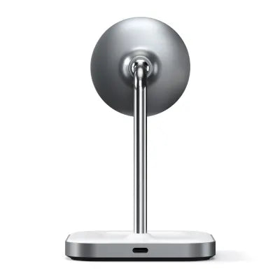 Satechi Magnetic 2-In-1 Wireless Charging Stand (Space Grey) - Digital3d.com.au