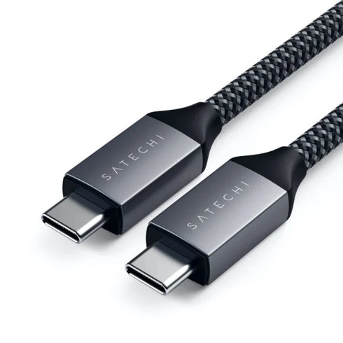 Satechi USB-C To USB-C 100W Charging Cable - 2m (Space Grey) - Digital3d.com.au