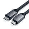 Satechi USB-C To USB-C 100W Charging Cable - 2m (Space Grey) - Digital3d.com.au