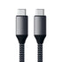 Satechi USB-C To USB-C 100W Charging Cable - 2m (Space Grey) - Digital3d.com.au