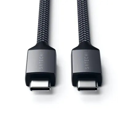 Satechi USB-C To USB-C 100W Charging Cable - 2m (Space Grey) - Digital3d.com.au