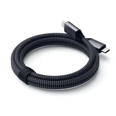 Satechi USB-C To USB-C 100W Charging Cable - 2m (Space Grey) - Digital3d.com.au
