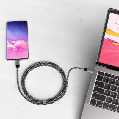 Satechi USB-C To USB-C 100W Charging Cable - 2m (Space Grey) - Digital3d.com.au