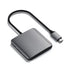 Satechi Aluminium 4 Port USB-C Hub (Space Grey) - Digital3d.com.au