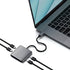 Satechi Aluminium 4 Port USB-C Hub (Space Grey) - Digital3d.com.au