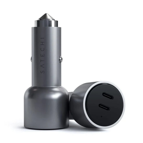 Satechi 40W Dual USB-C PD Car Charger (Space Grey) - Digital3d.com.au