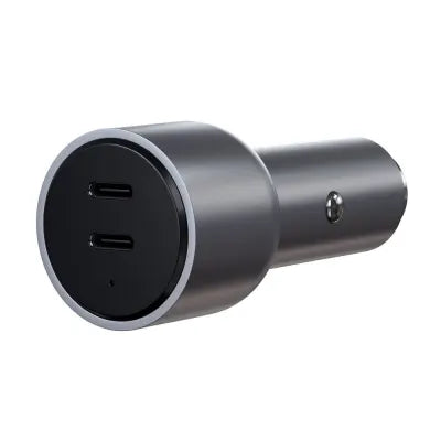 Satechi 40W Dual USB-C PD Car Charger (Space Grey) - Digital3d.com.au
