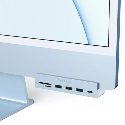 Satechi USB-C Clamp Hub For 24" IMac (Blue) - Digital3d.com.au