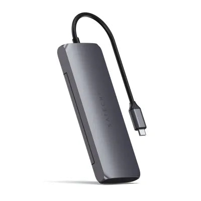 Satechi USB-C Hybrid Multiport Adapter With SSD Enclosure (Space Grey) - Digital3d.com.au