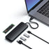 Satechi USB-C Hybrid Multiport Adapter With SSD Enclosure (Black) - Digital3d.com.au