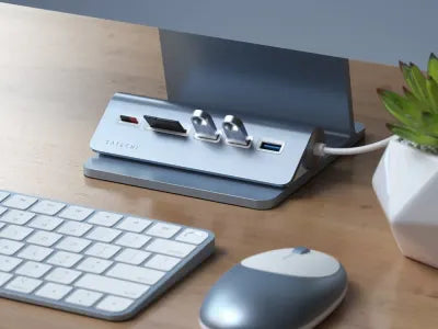 Satechi USB-C Combo Hub For Desktop (Blue) - Digital3d.com.au