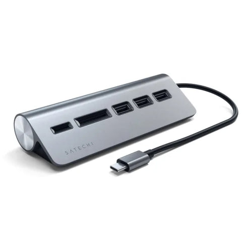 Satechi USB-C Combo Hub For Desktop (Space Grey) - Digital3d.com.au
