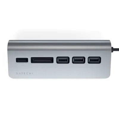 Satechi USB-C Combo Hub For Desktop (Space Grey) - Digital3d.com.au
