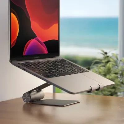Satechi R1 Foldable Mobile Stand For Laptops & Tablets (Space Grey) - Digital3d.com.au