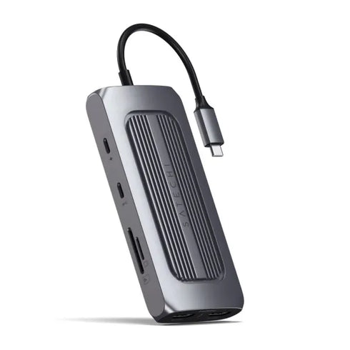 Satechi USB-C Multiport MX Adapter (Space Grey) - Digital3d.com.au