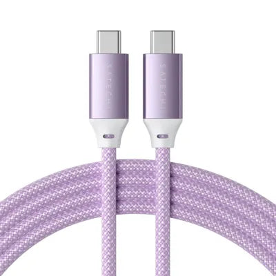 Satechi USB-C To USB-C 100W Charging Cable - 2m (Purple) - Digital3d.com.au