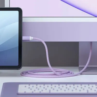 Satechi USB-C To USB-C 100W Charging Cable - 2m (Purple) - Digital3d.com.au