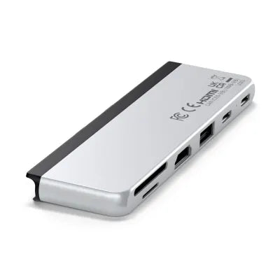 Satechi Dual USB-C Hub For Surface Pro 9 (Platinum) - Digital3d.com.au