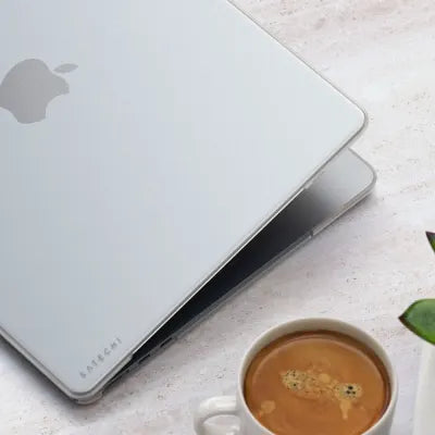 Satechi Eco-Hardshell Case For MacBook Air 13" (M3/M2) (Clear) - Digital3d.com.au