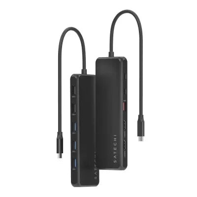 Satechi 13-In-1 USB-C Triple Display Multiport Adapter (Black) - Digital3d.com.au
