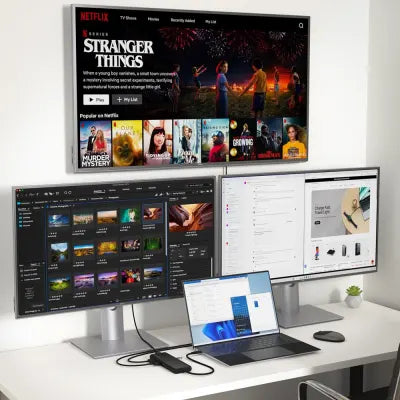 Satechi 13-In-1 USB-C Triple Display Multiport Adapter (Black) - Digital3d.com.au